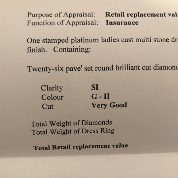 Platinum Ladies Diamond Anniversary/Wedding Band - Picture 6 of 7